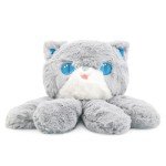 Kawaii Black Cat Octopus Plush Toy Pillow