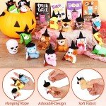Halloween Mini Kawaii Plush Toys - 24 Pieces