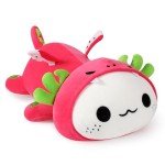 Cute Axolotl Dragon Fruit Plush Toy for Kids