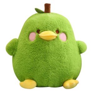 Cute Peach Cat Duck Plush Toy 12