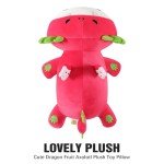 Cute Axolotl Dragon Fruit Plush Toy for Kids