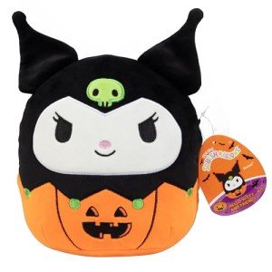 Kuromi Pumpkin 8-Inch Squishmallow Plush Toy
