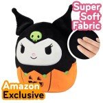 Kuromi Pumpkin 8-Inch Squishmallow Plush Toy