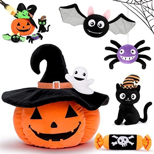 Glow in the Dark Halloween Kawaii Plush Set
