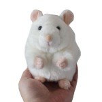 Cute Fadoofa White Hamster Plush Toy 5.5