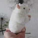 Cute Fadoofa White Hamster Plush Toy 5.5