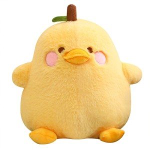 Cute Peach Cat Duck Plush Pillow Toy 8