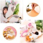 Cute Long Cat Plush Pillow - Kawaii Soft Toy