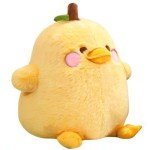 Cute Peach Cat Duck Plush Pillow Toy 8