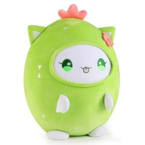 Adorable 12" Kawaii Cactus Cat Plush Toy
