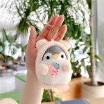 Adorable 4-Pack Kawaii Penguin Plush Keychains