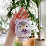 Adorable 4-Pack Kawaii Penguin Plush Keychains