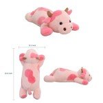 Cute 25.6" Cow Weighted Plush Toy Pillow
