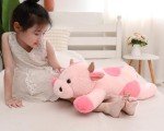 Cute 25.6" Cow Weighted Plush Toy Pillow