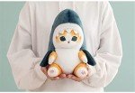 Cute Blue Shark Cat Plush Toy - 8'' Kawaii