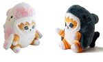 Cute Blue Shark Cat Plush Toy - 8'' Kawaii