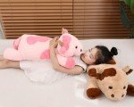 Cute 25.6" Cow Weighted Plush Toy Pillow