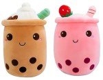 Cute Bubble Tea Kawaii Plush Pillows (2-Pack)