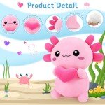 Adorable 14” Axolotl Kawaii Plush Toy