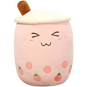 Cute Boba Bubble Tea Plush Pillow Toy