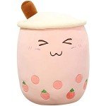 Cute Boba Bubble Tea Plush Pillow Toy