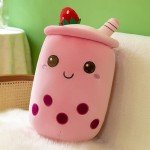 Cute Bubble Tea Kawaii Plush Pillows (2-Pack)