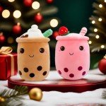 Cute Bubble Tea Kawaii Plush Pillows (2-Pack)