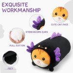 Cute 24" Black Axolotl Cat Plush Toy