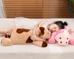 Large Kawaii Cow Weighted Plush Toy Pillow