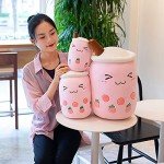 Cute Boba Bubble Tea Plush Pillow Toy