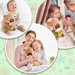 Kawaii Flower Capybara Plush Pillow - 11 Inch