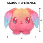 Reversible 4" Kawaii Bunny Plushie with Mushroom