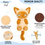 Siamese Cat Kawaii Plush Heating Pad 1.5 lbs