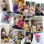 Kawaii Duck Plush Toy with Glasses Case & Bag