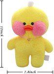 Yellow Duck Kawaii Plush Toy with Cute Hat