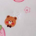 Kawaii Strawberry Bear Plush Comforter Set