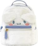 MEEUSKY Pearl-White Cute Plush Dog Backpack