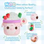 Kawaii Strawberry Mooshake Cow Plush Toy 10