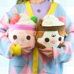 Kawaii Strawberry Mooshake Cow Plush Toy 10