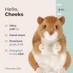Cheeks Plush Hamster - Adorable Kawaii Toy