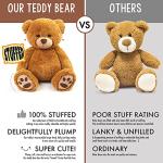 Cuddly 20-Inch Brown Teddy Bear Plush Toy