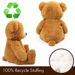 Cuddly 20-Inch Brown Teddy Bear Plush Toy