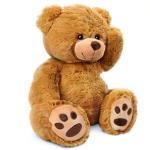 Cuddly 20-Inch Brown Teddy Bear Plush Toy