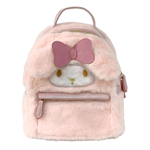 Fluffy Pink Kawaii Girl Backpack - Cute Style
