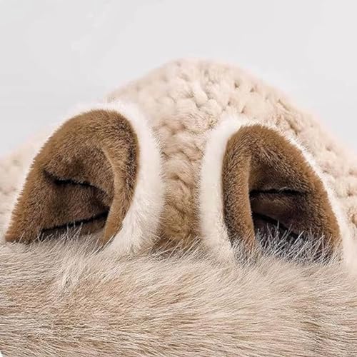 Kawaii Cat Ear Fuzzy Winter Beanie Hat