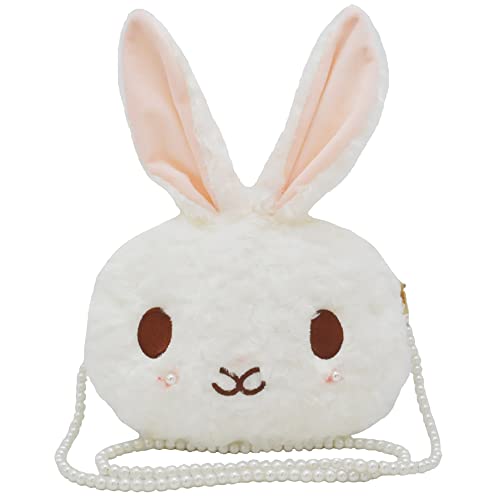 Kawaii Fluffy Bunny Plush Crossbody Bag