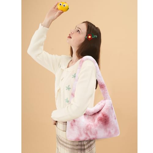 Kawaii Fluffy Forest Plush Shoulder Bag