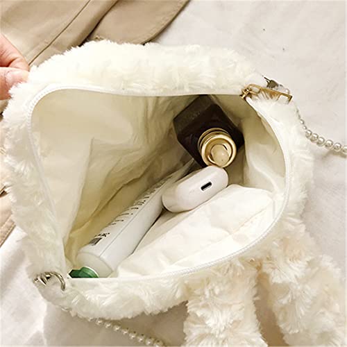 Kawaii Fluffy Bunny Plush Crossbody Bag