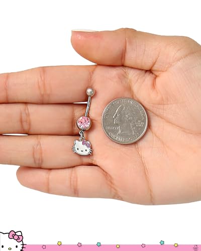 Kawaii Hello Kitty Belly Button Ring Jewelry