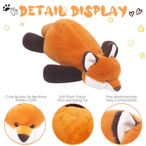 Cute 18in Red Fox Kawaii Plush Toy